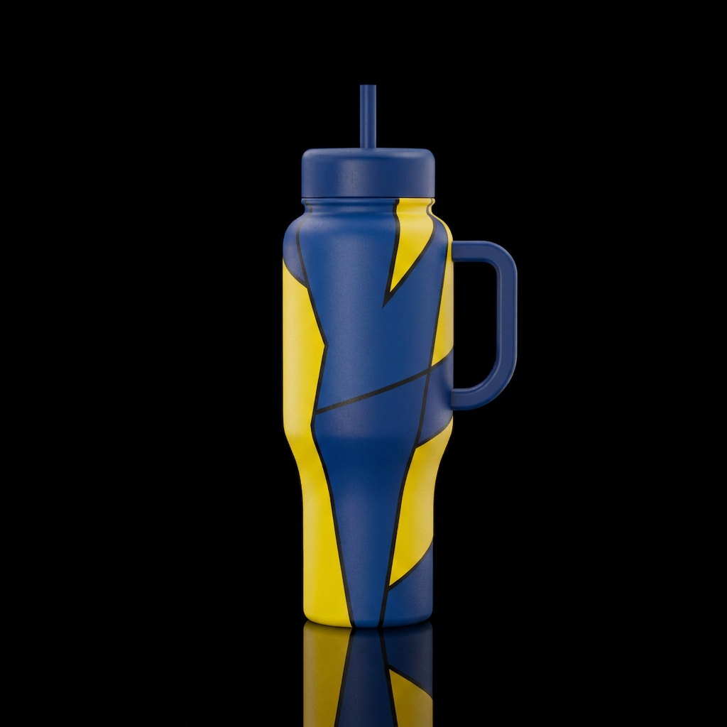 wolverine inspo water bottle design