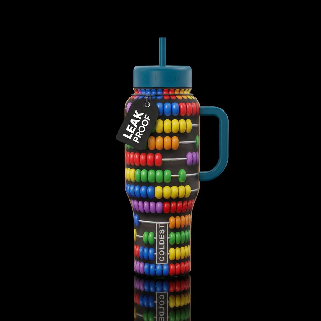 Abacus water bottle design