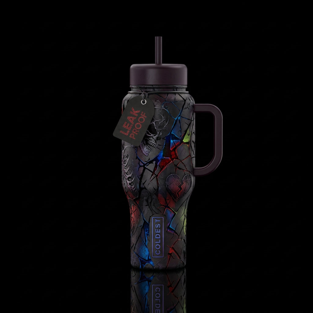 Broken Alt water bottle design