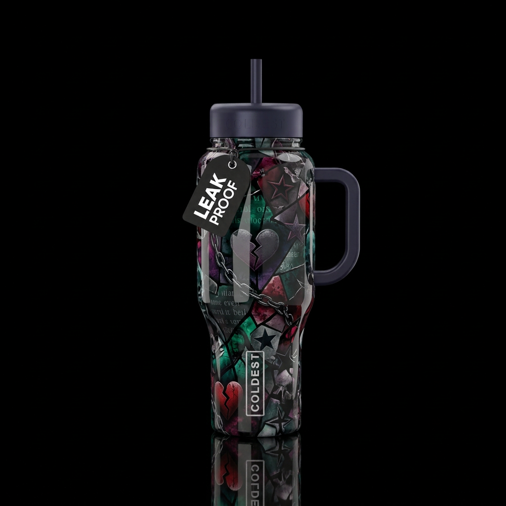 Broken Alt water bottle design