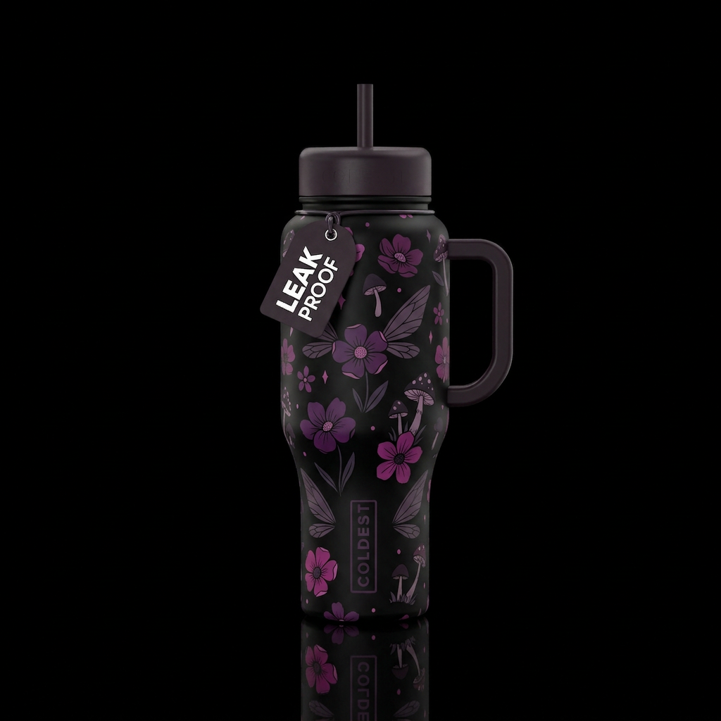 Alt Fae Garden water bottle design