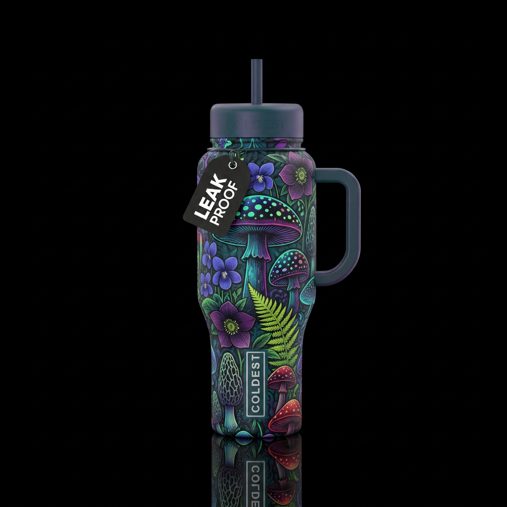 Alt Fae Garden 2 water bottle design