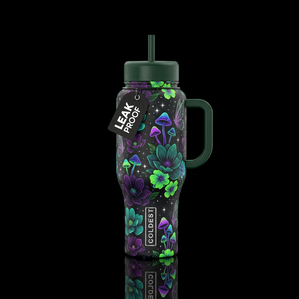 Alt Fae Garden 3 water bottle design