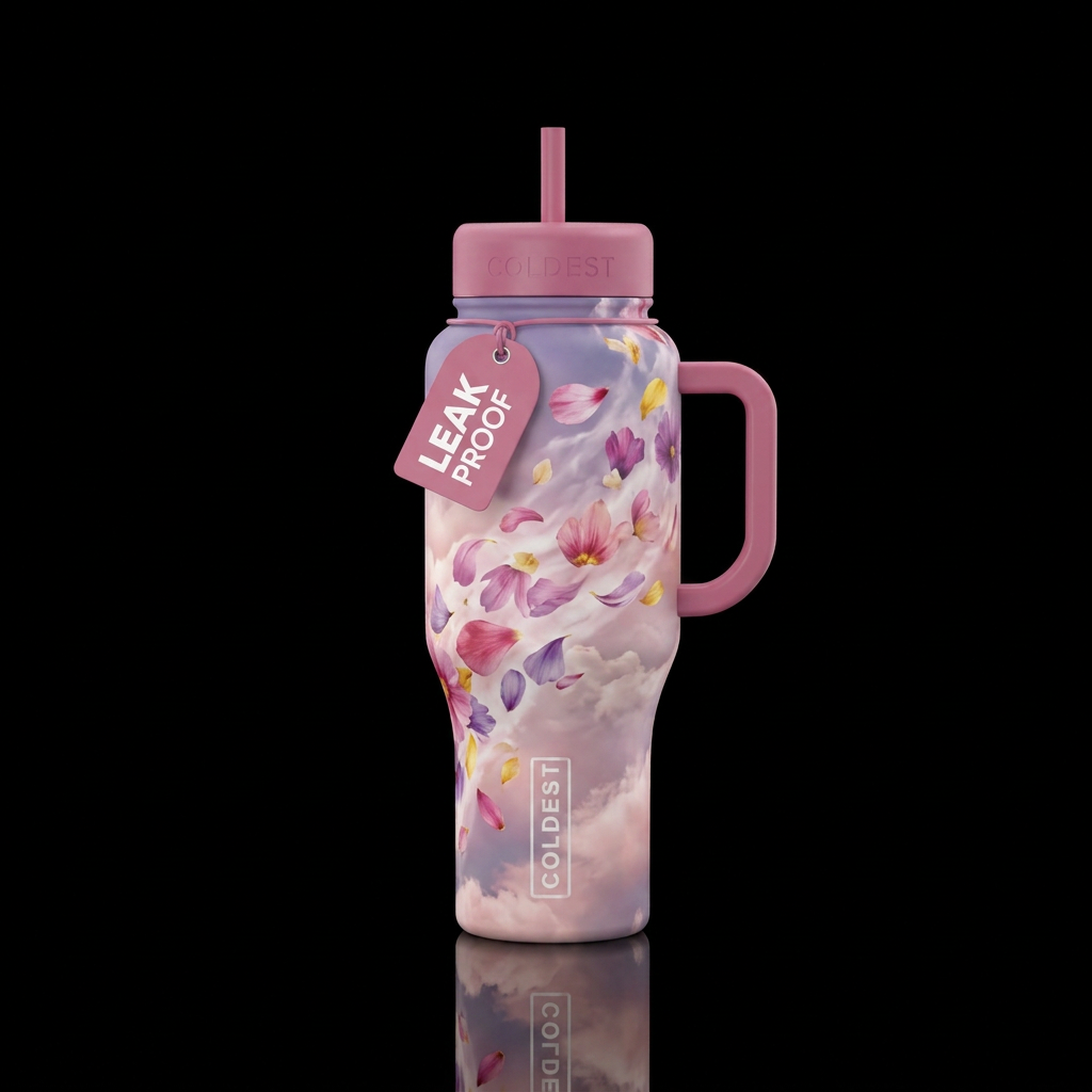 Flower Arrangements water bottle design