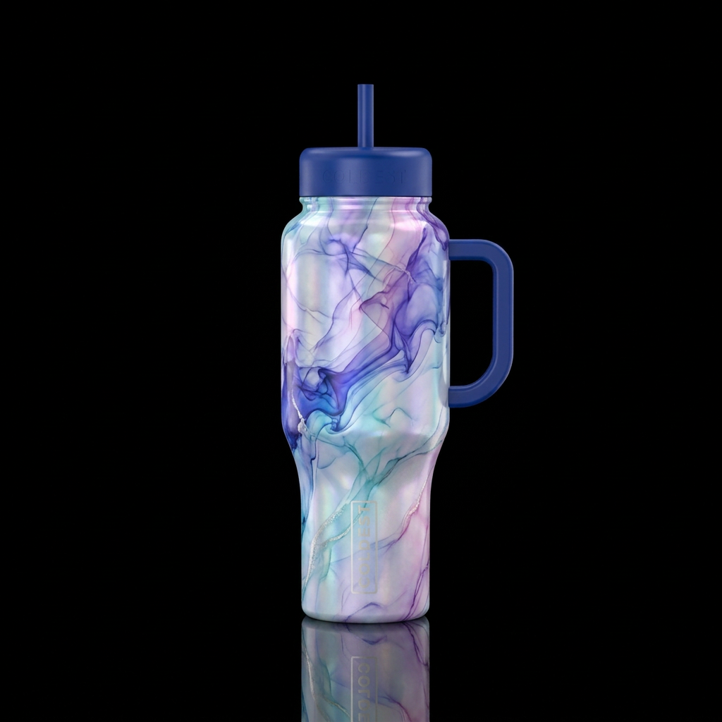 Ethereal Marble 2 water bottle design