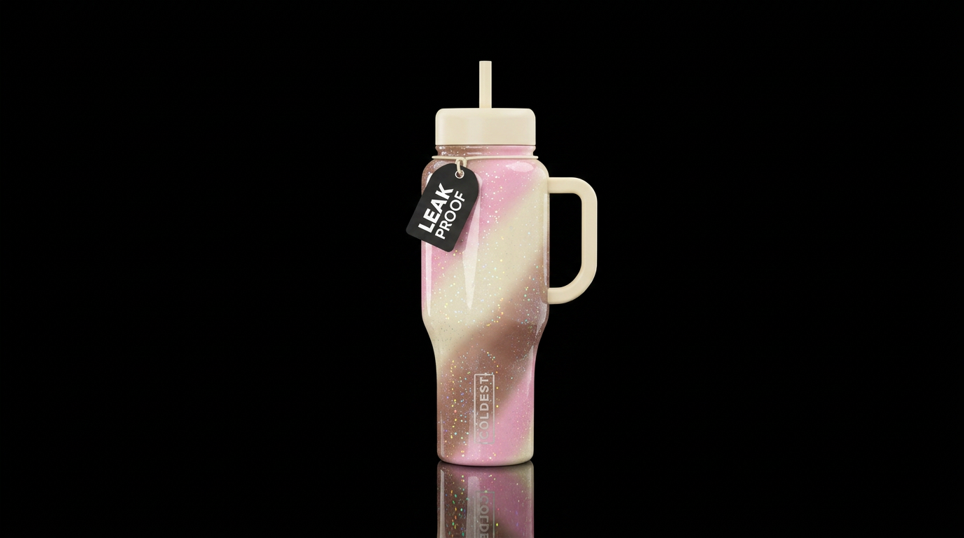 Neapolitan Dream water bottle design