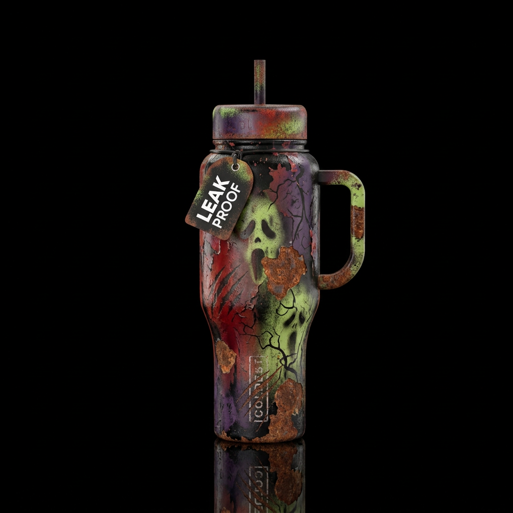 Rust Zone water bottle design