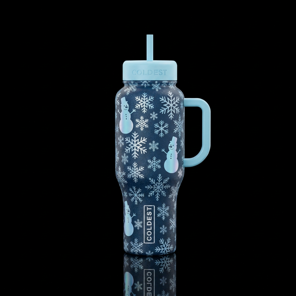 Winter Solstice water bottle design