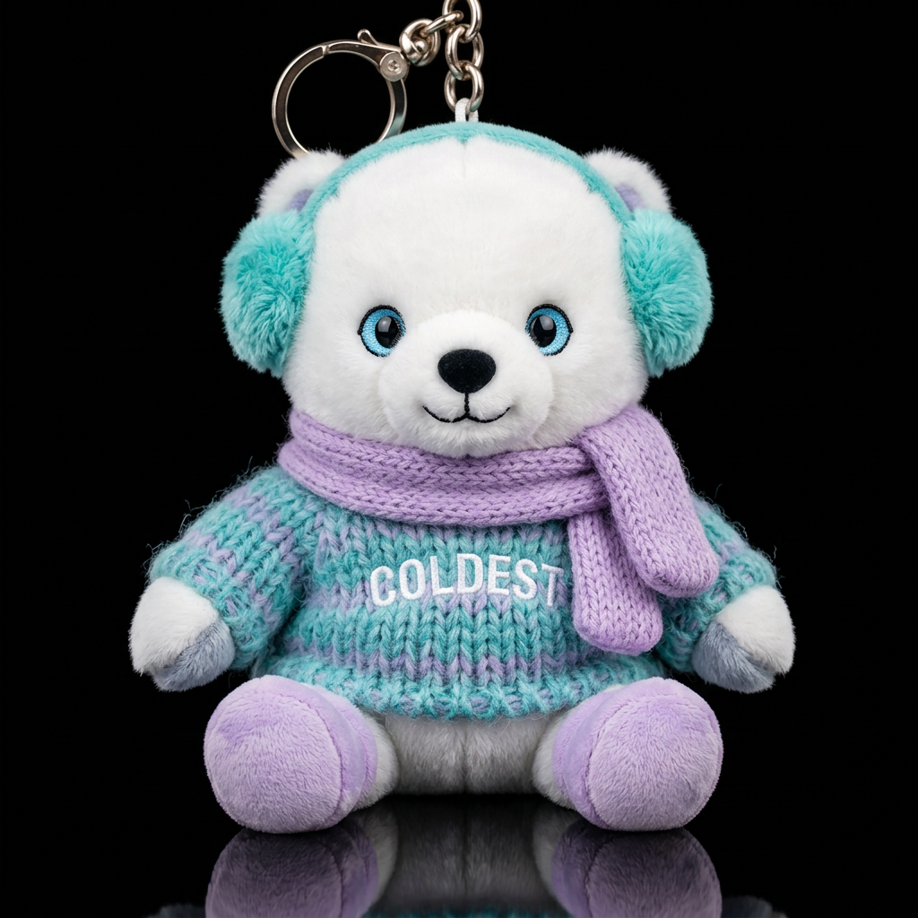 Cozy Bear water bottle design
