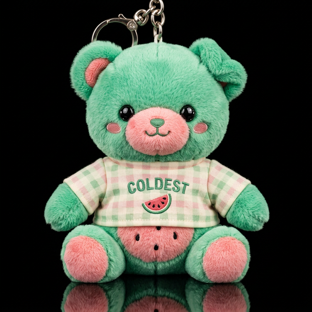 Watermelon Bear water bottle design