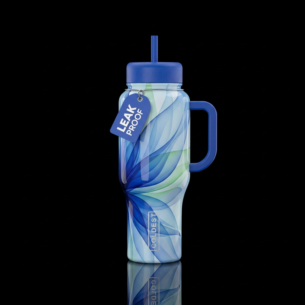 Sapphire Drift water bottle design
