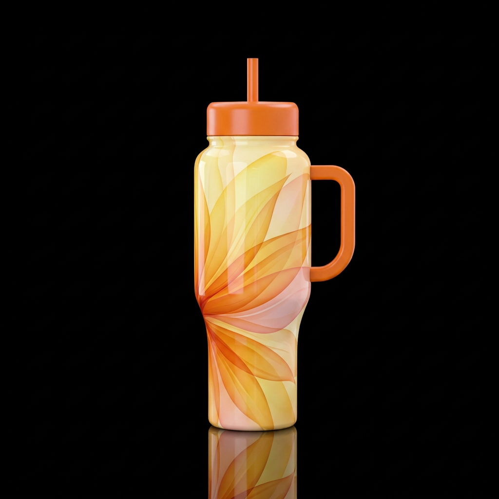 Solar Petal water bottle design