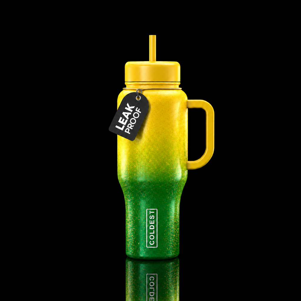 Tropical Sunrise water bottle design