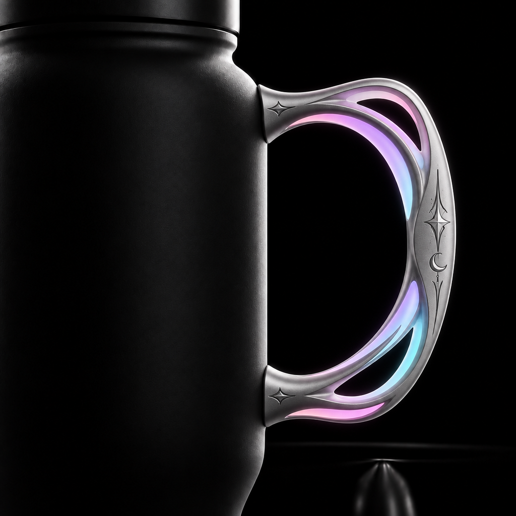 Fairy Glow water bottle design