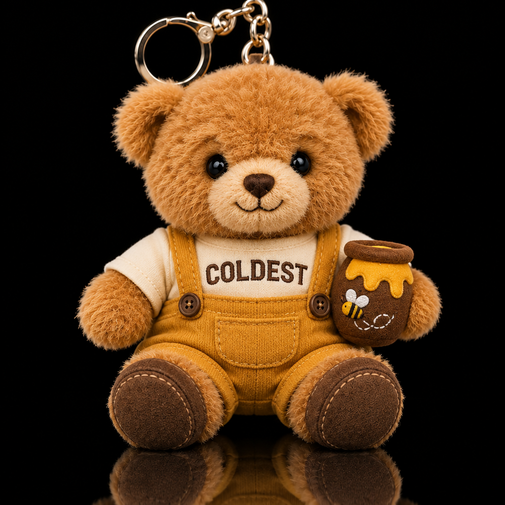 Buzzy Bear water bottle design