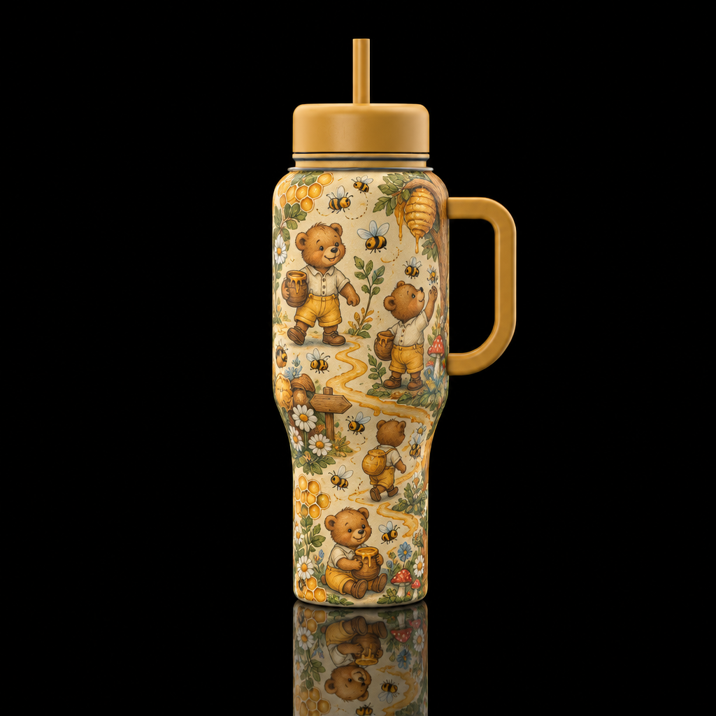 Honey Harvest water bottle design