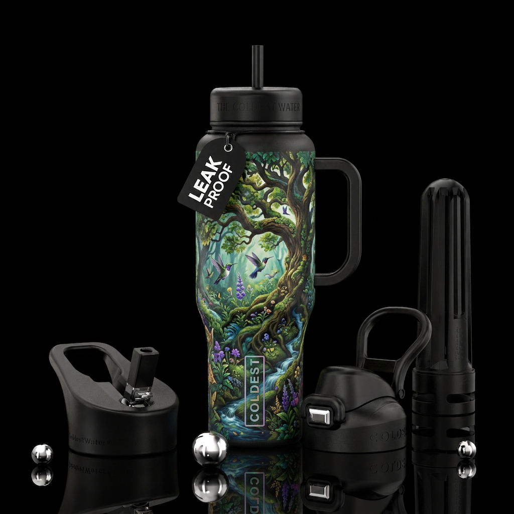 Mother Nature water bottle design