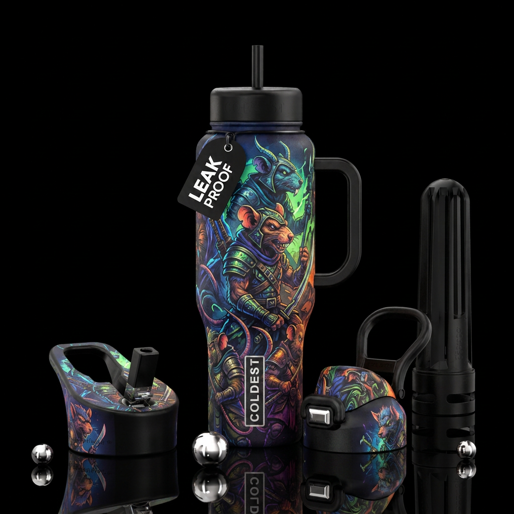 Ratmen water bottle design