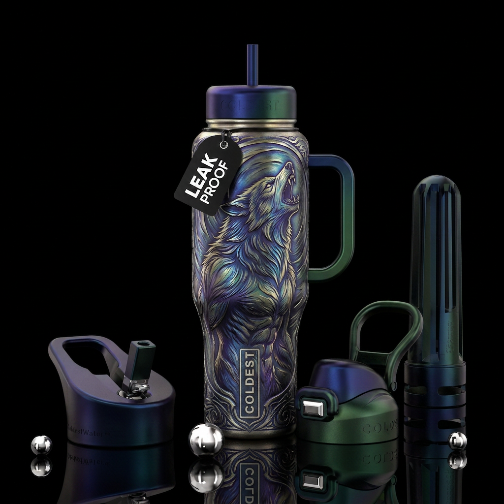 werewolf water bottle design