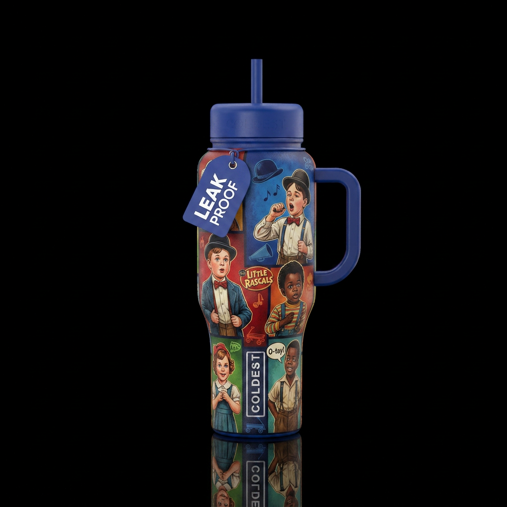 Little Rascals water bottle design