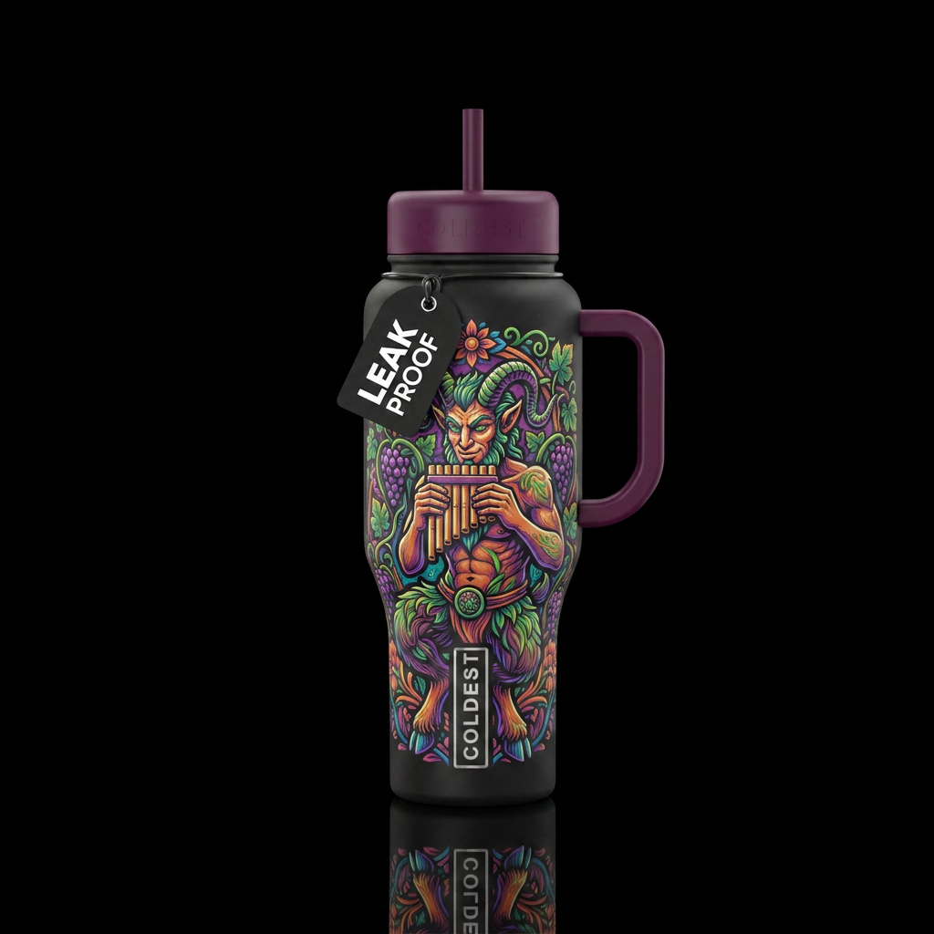 Satyr water bottle design