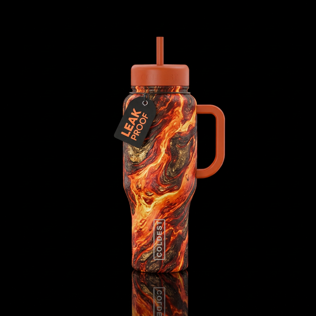 Magma water bottle design