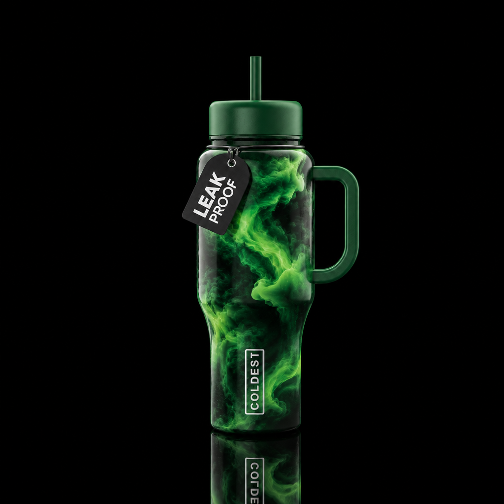 Green Mist water bottle design