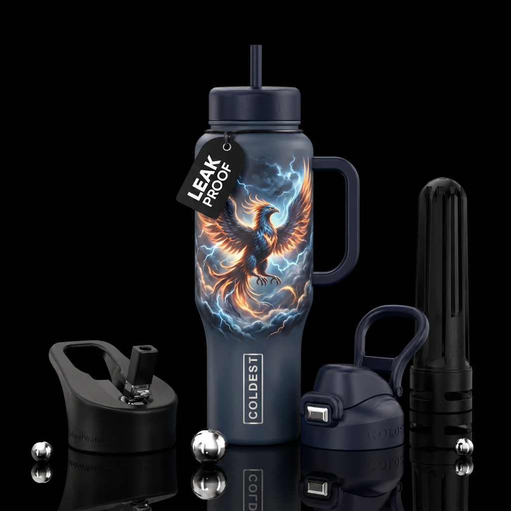 Phoenix Thunder water bottle design