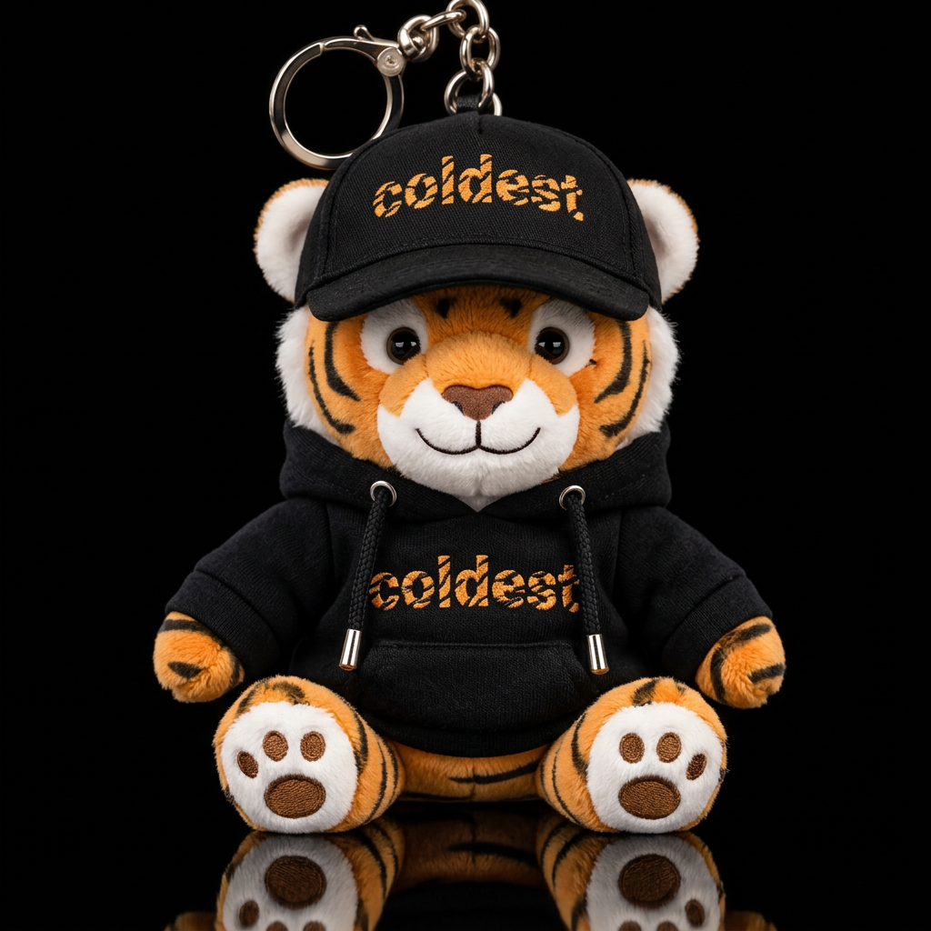 Ted the Tiger water bottle design