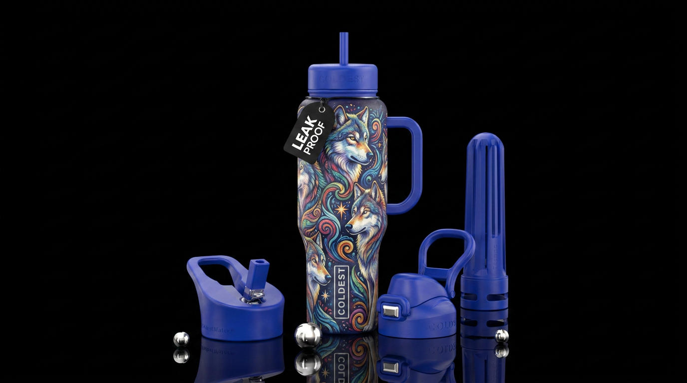Wolfs water bottle design
