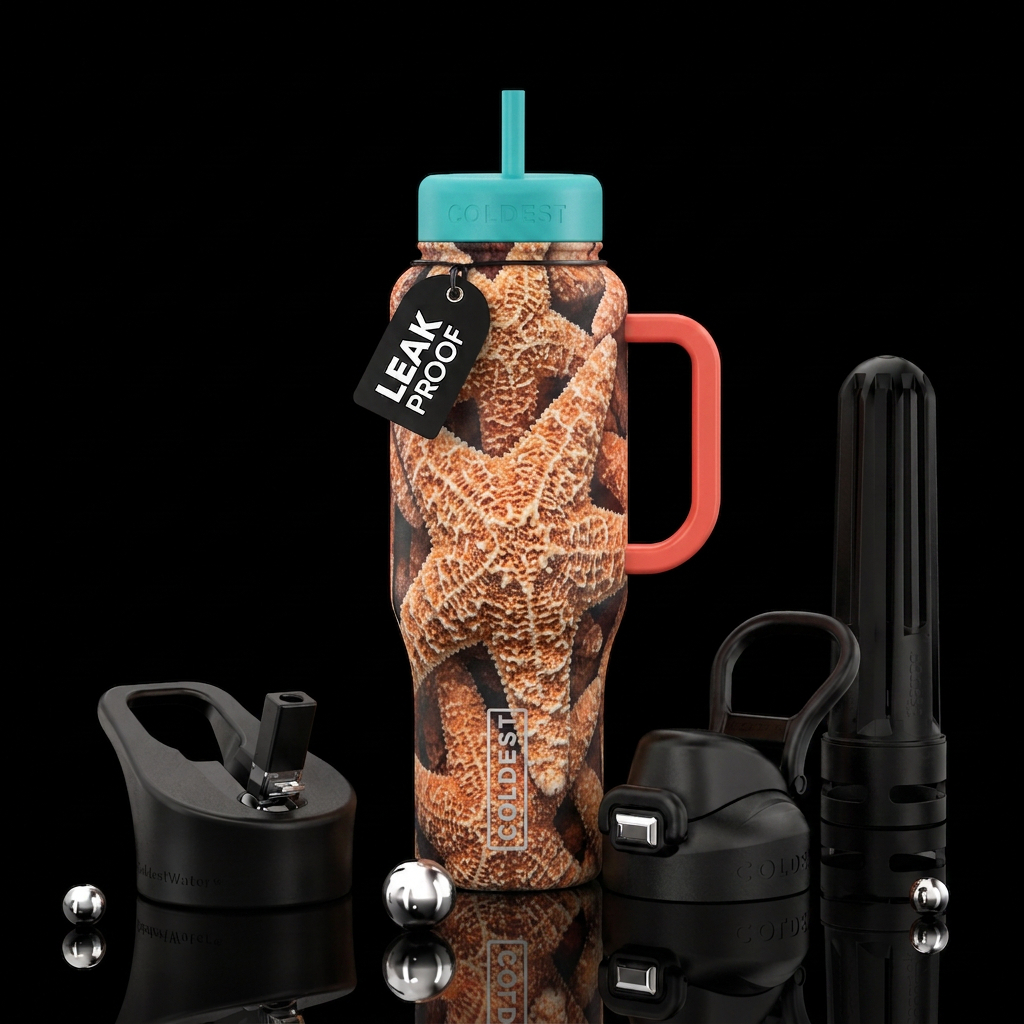 Starfish water bottle design