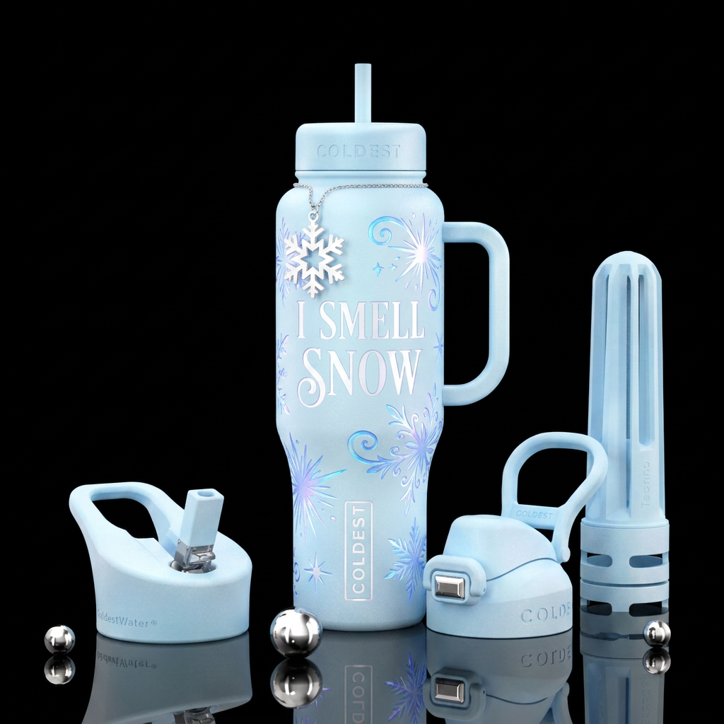 I Smell Snow--Gilmore Girls water bottle design