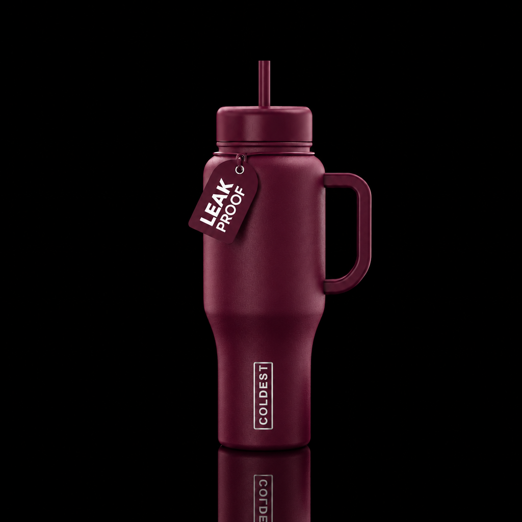 Black cherry water bottle design