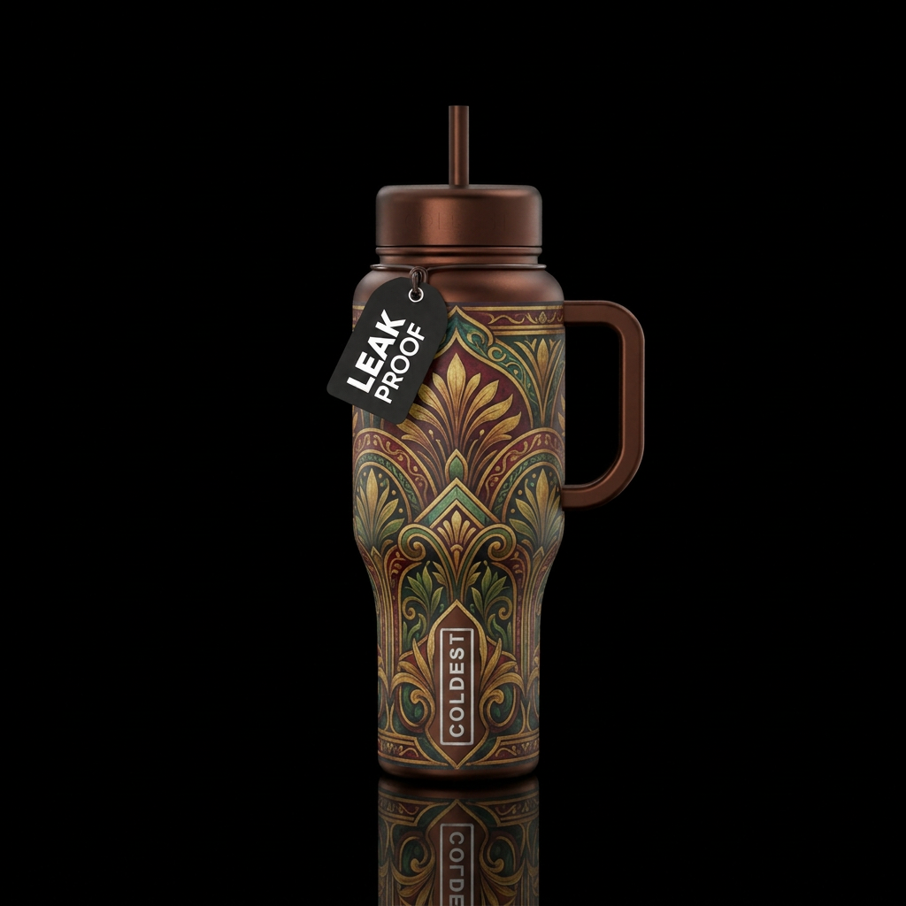 Vintage water bottle design