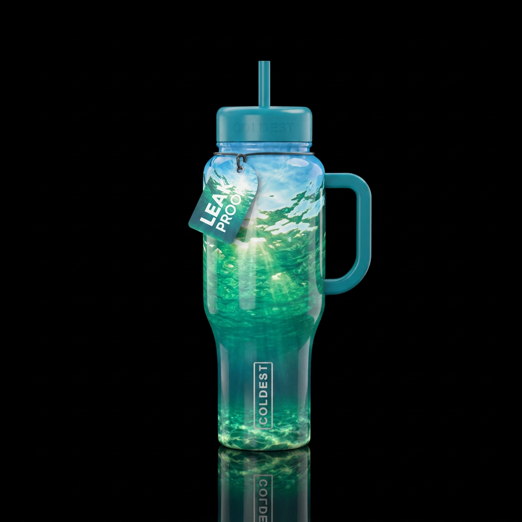 Looking up through the water water bottle design