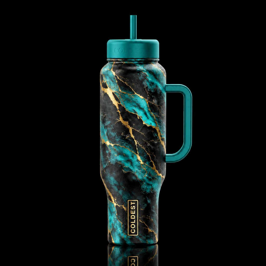 Toyal destruction water bottle design