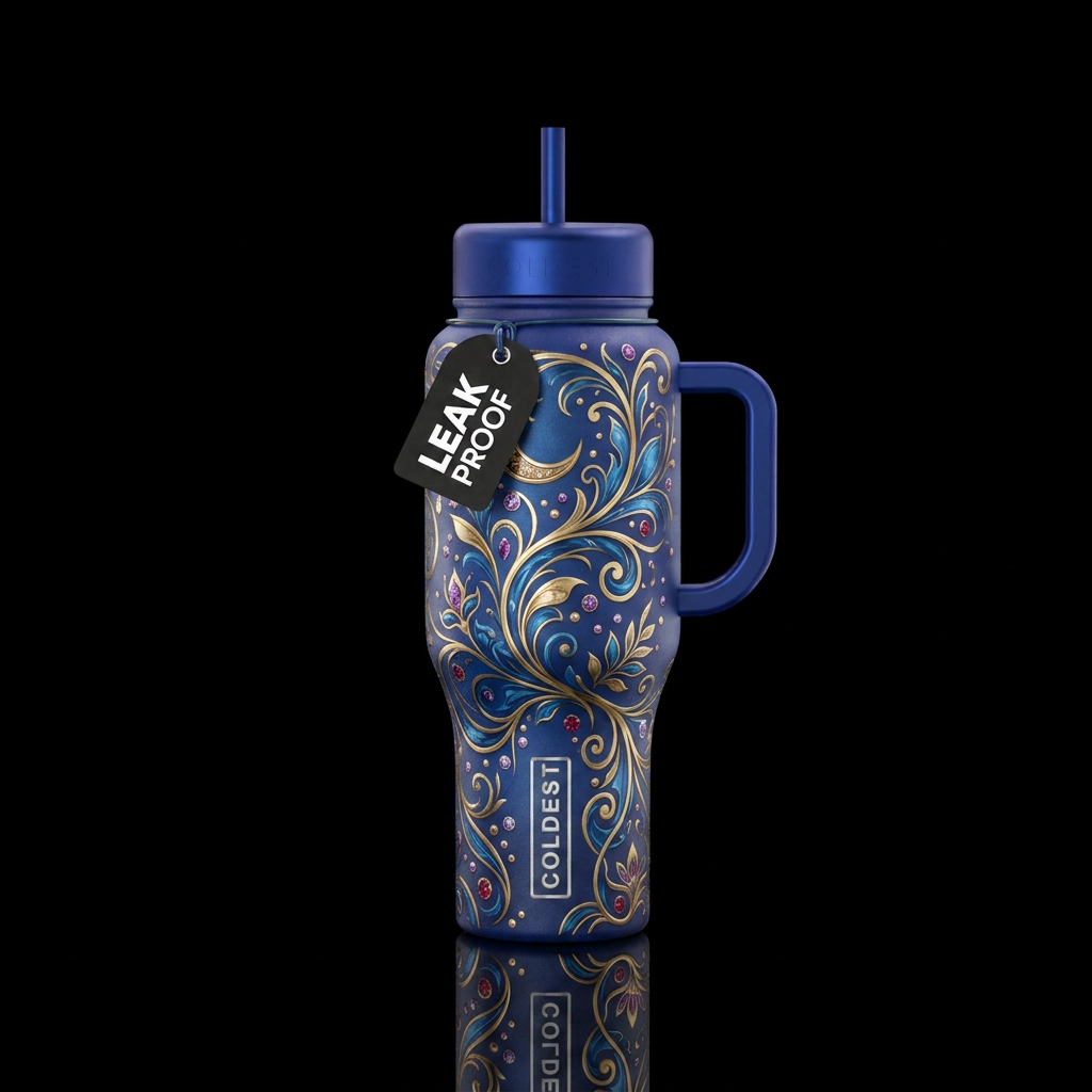 Fantasy, elegant water bottle design
