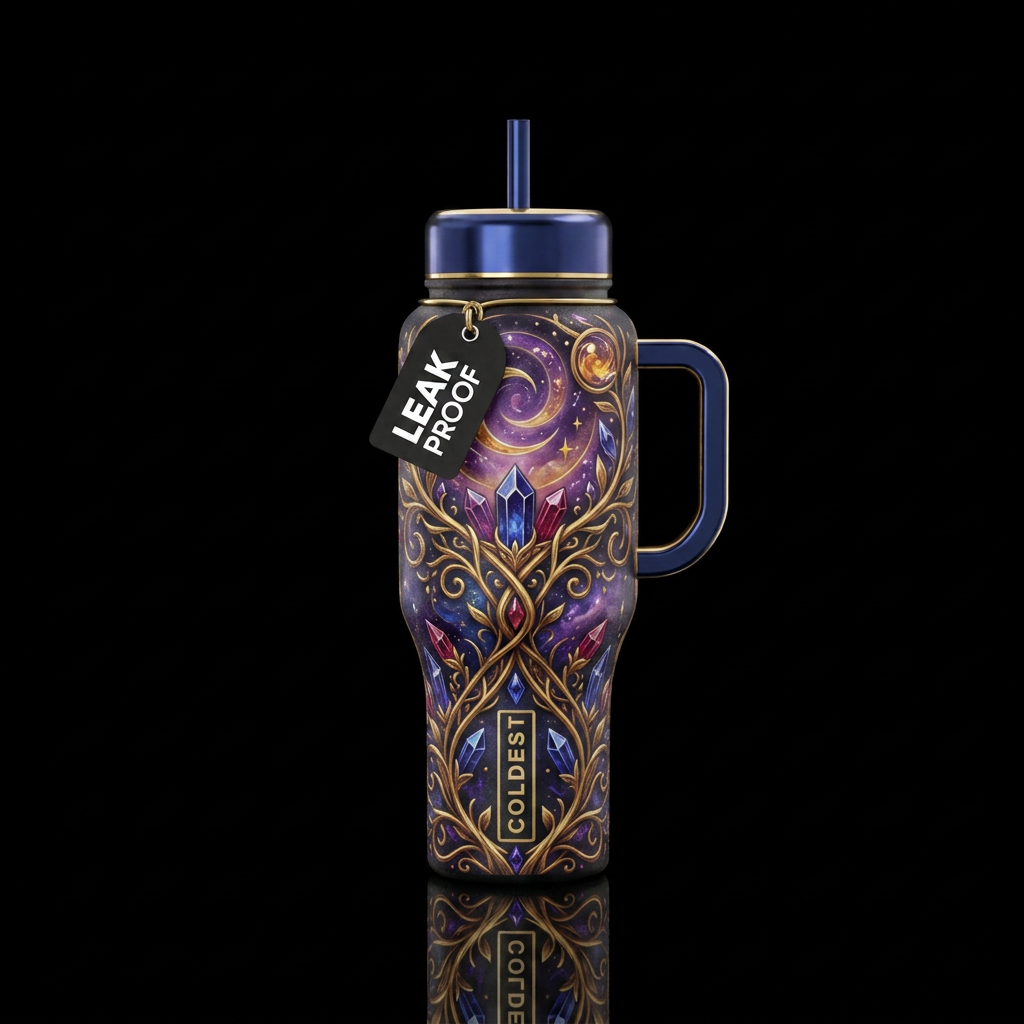 Fantasy, elegant water bottle design