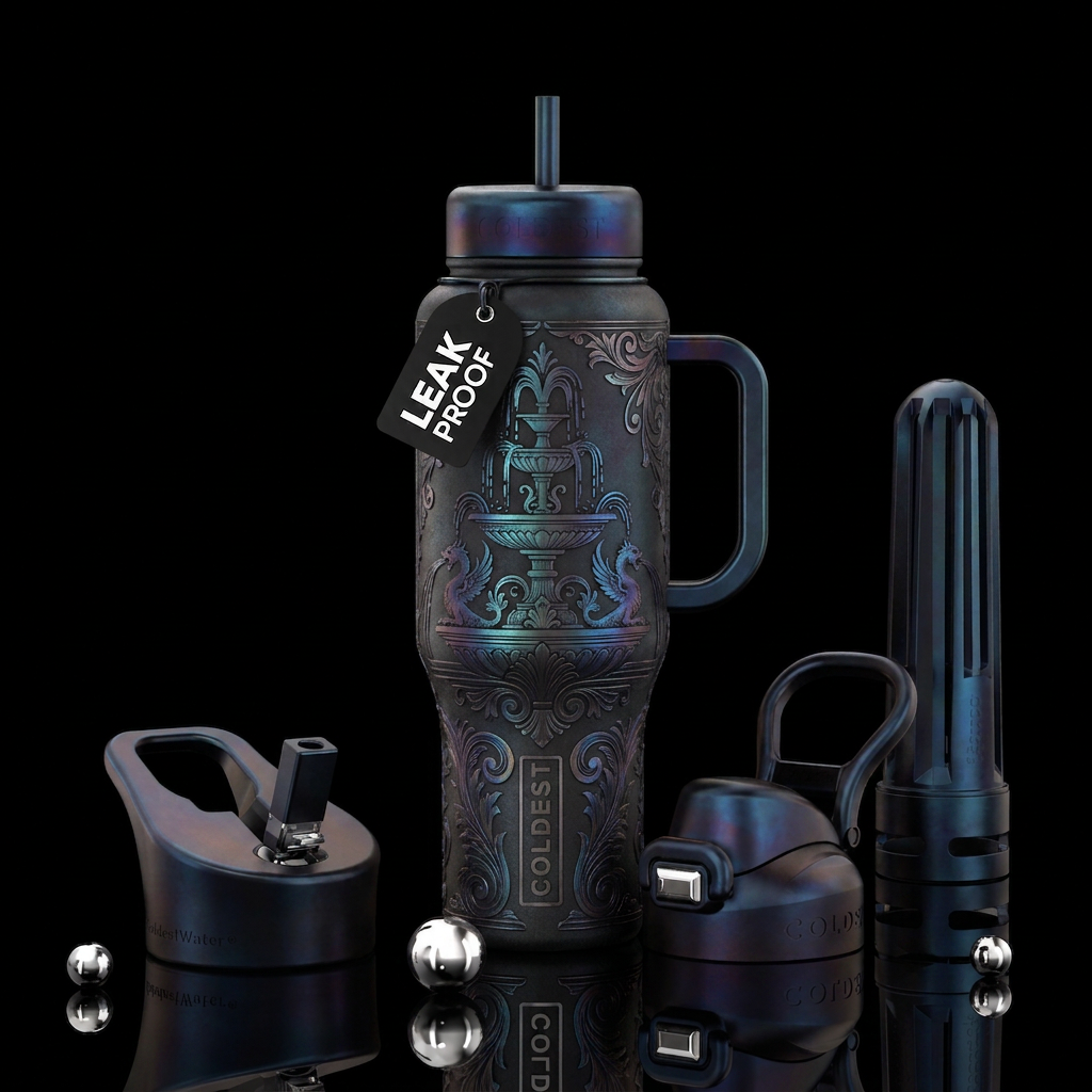 Victorian Era Fountain water bottle design