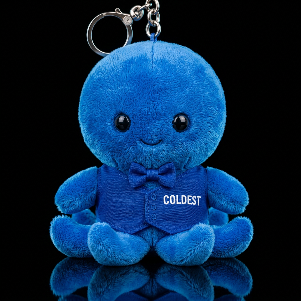 Sir Coldie the Octopus water bottle design