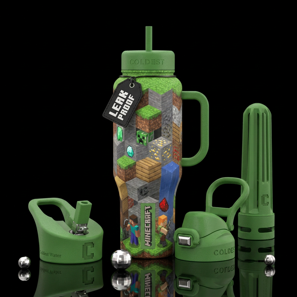 Minecraft water bottle design