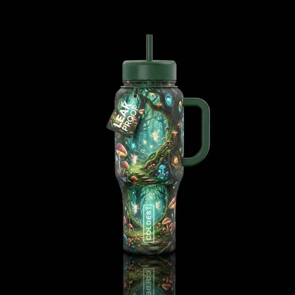 Fairy land water bottle design