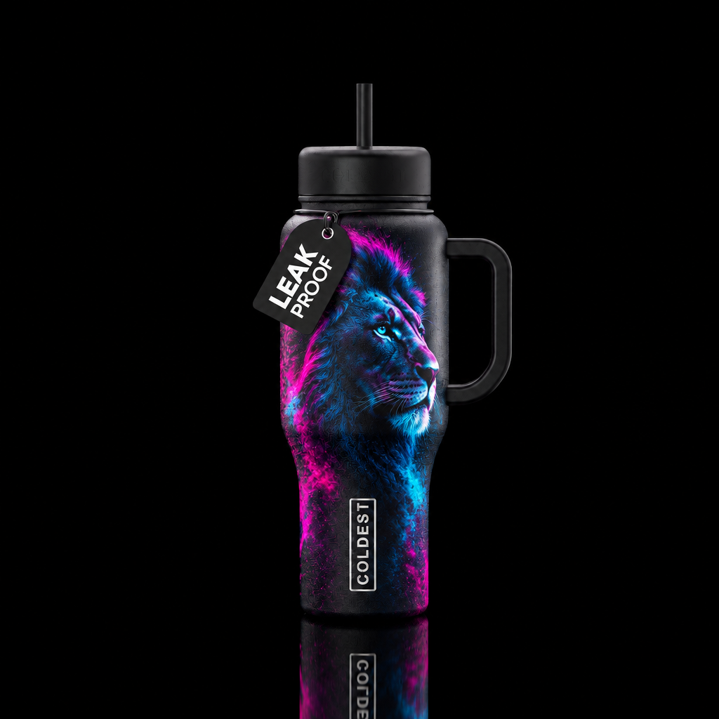 Dark reader water bottle design
