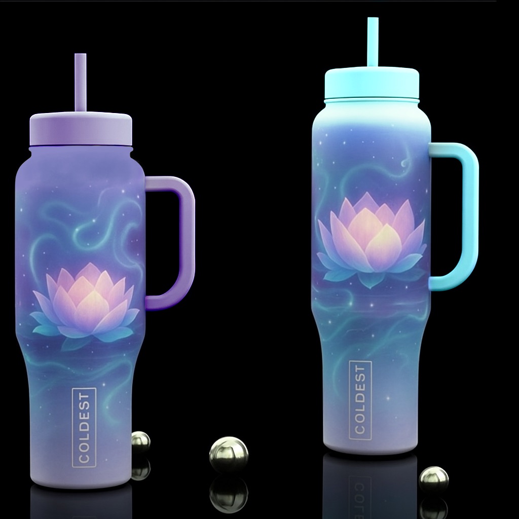 Lotus Dream water bottle design