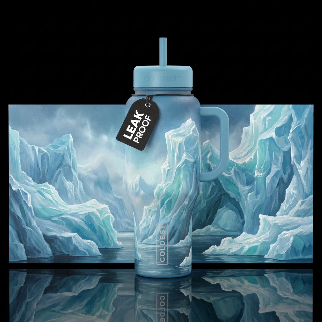 Arctic Air water bottle design