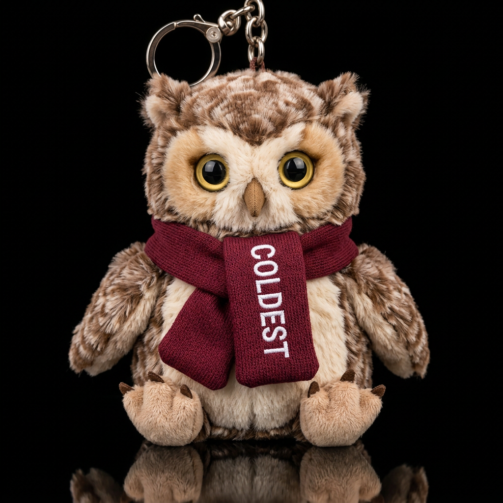 Felix the Owl water bottle design