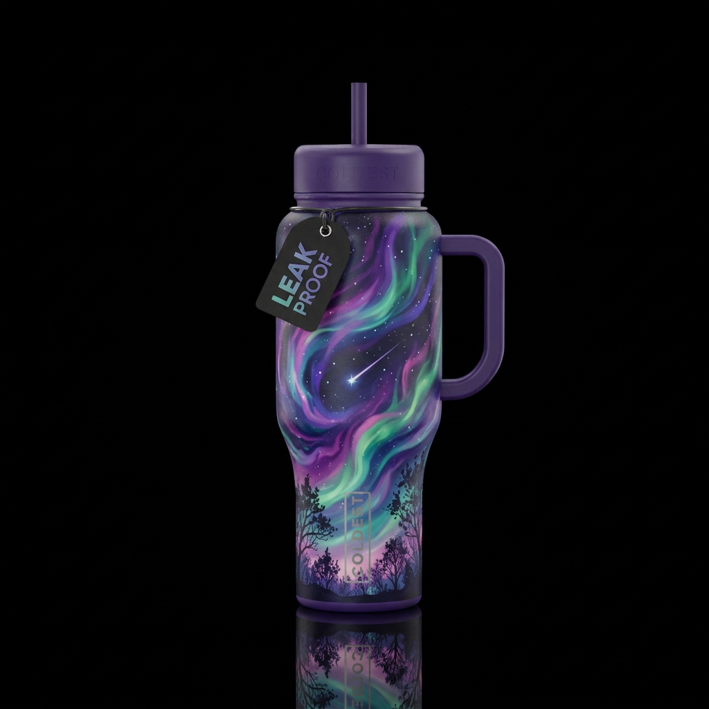 Dreamy Nights water bottle design