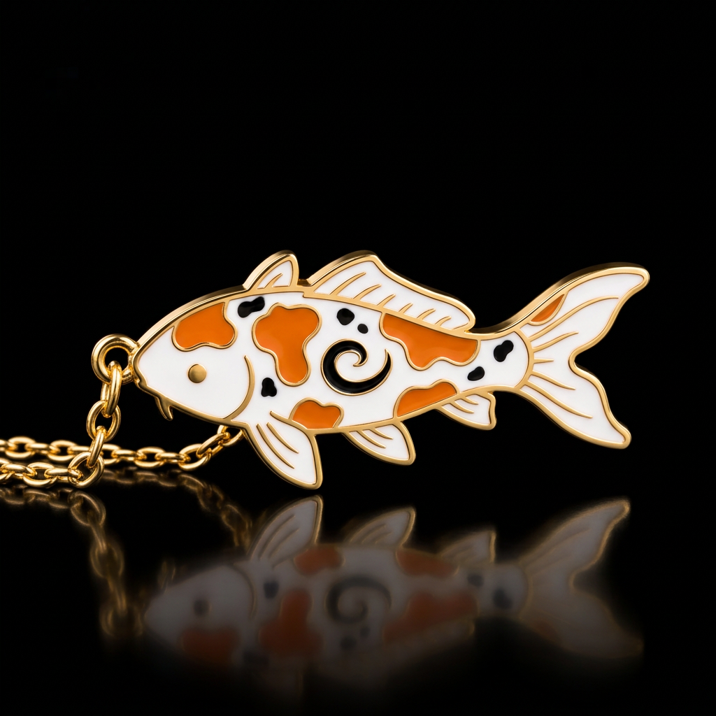 Koi water bottle design