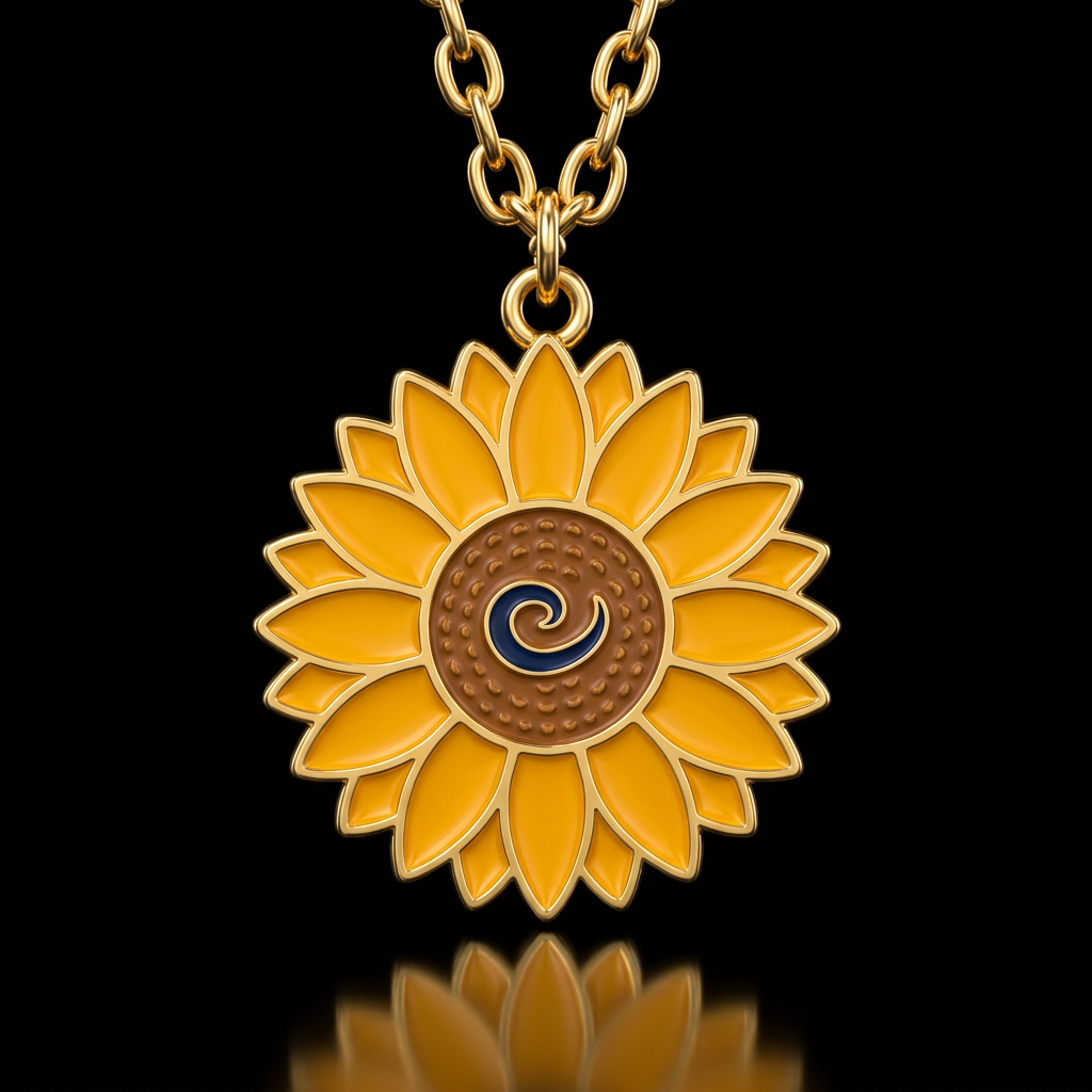 Sunflower water bottle design