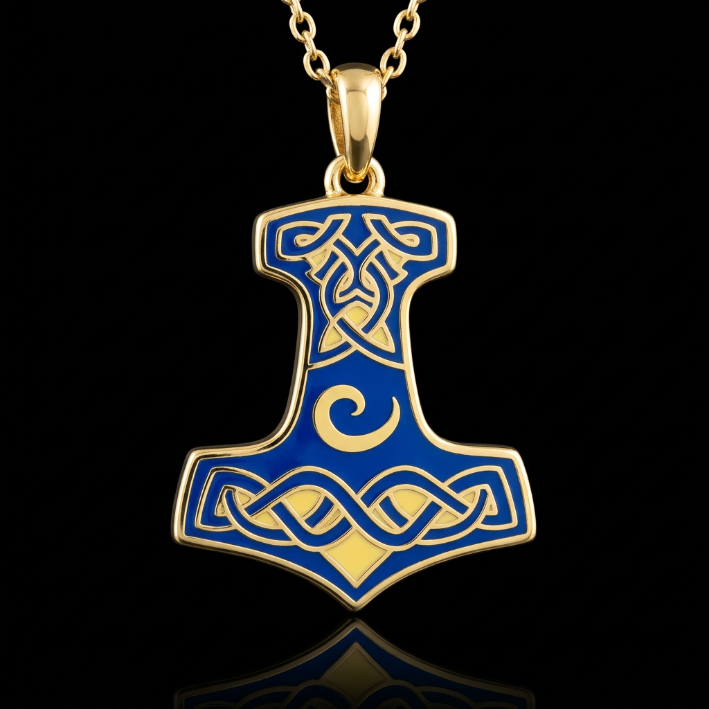 Norse Hammer water bottle design